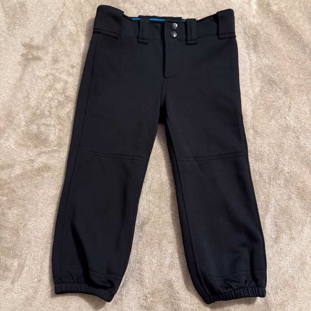 RIP-IT Girls Black Classic Softball Pants with Adira Size Medium Athletic Padded